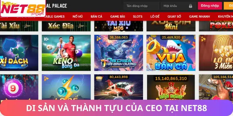CEO Thiên Kim - Người Đứng Sau Thành Công Của Net88 Di sản và thành tựu của CEO Thiên Kim tại Net88