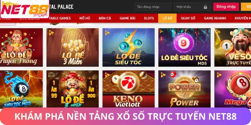 Xổ Số Net88 – Sảnh Xổ Số Trực Tuyến Hàng Đầu Tại Việt Nam Khám phá nền tảng xổ số trực tuyến Net88