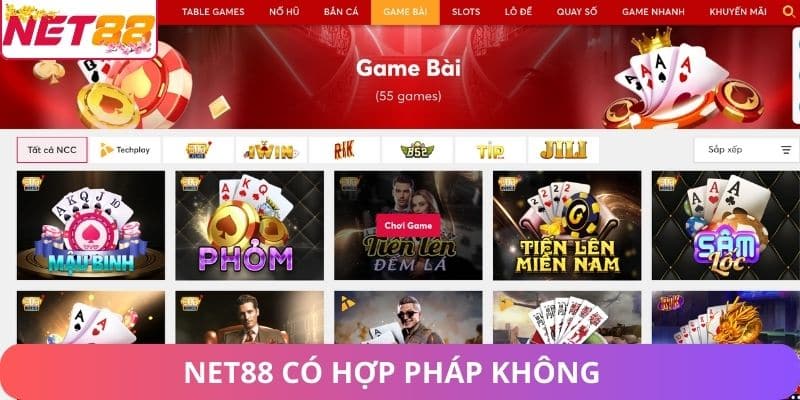 Net88 có hợp pháp không?