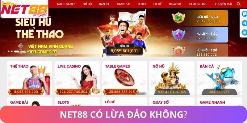 Net88 có lừa đảo không? Đánh giá Net88 trong ngành game Online Net88 có lừa đảo không